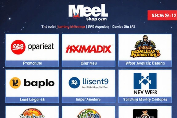 Illustration des logos des plateformes de jeux PC